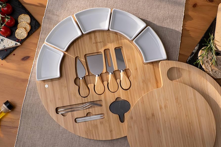 Amazon.com | Charcuterie Cheese Board and Platter Set - Made